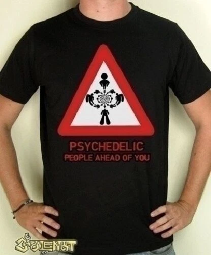 Psy People Tshirt in cotone da uomo Festival Funny Shirt Psychedelic Goa...