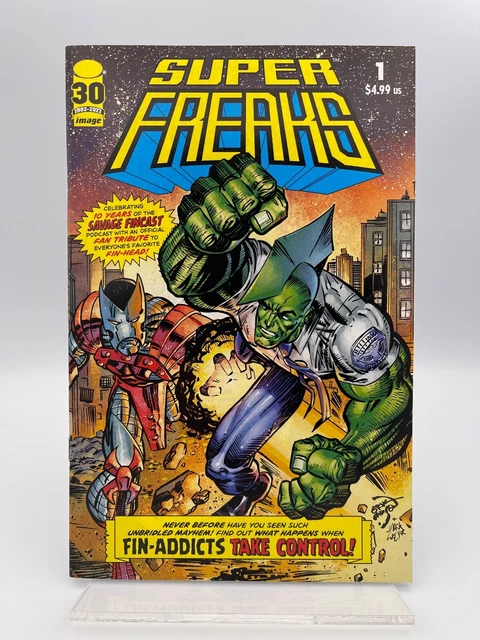 Image Comics Super Freaks #1 Savage Fin-addicts Raw Comic Book