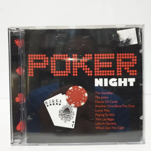 Poker Night Compilation 2 CD Music Various Artists Elvis, Kenny Rogers