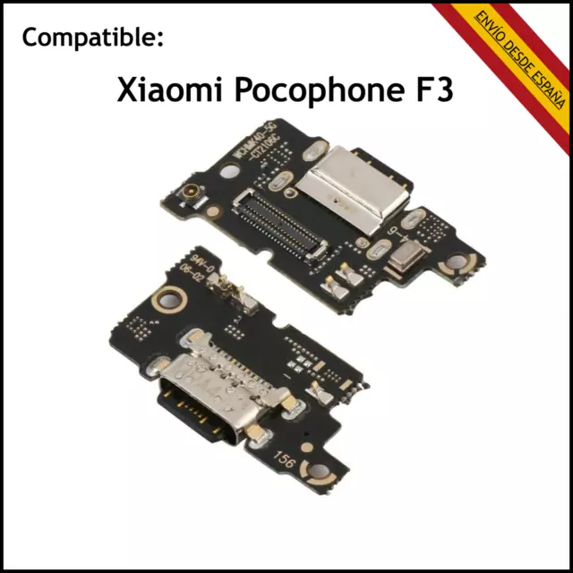 Placa Carga Xiaomi Pocophone Poco F3 5G Conector Micro Usb Antena Puerto Modulo