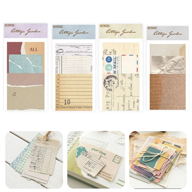 Kit Papeterie Vintage - 16 Enveloppes, 24 Feuilles à Lettres, 24 Autocollants, Style Rétro