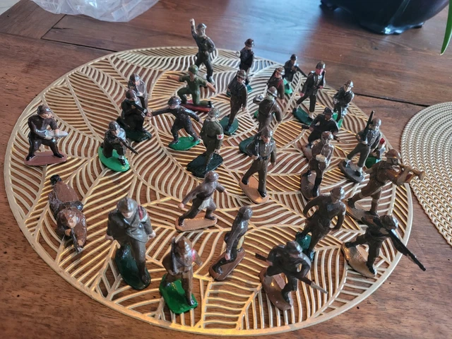 Lot De 11 Soldats Du Désert Quiralu - Occasion