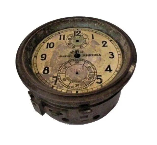 USSR Vintage Marine Chronometer Teile - 100% Original - Kiste Nur (1136)