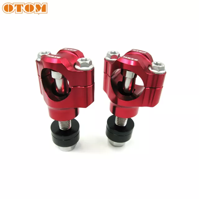 1 1/8" 28mm Motorrad CNC Lenkererhöhung Klemmen Handlebar Risers Mount Clamp M12