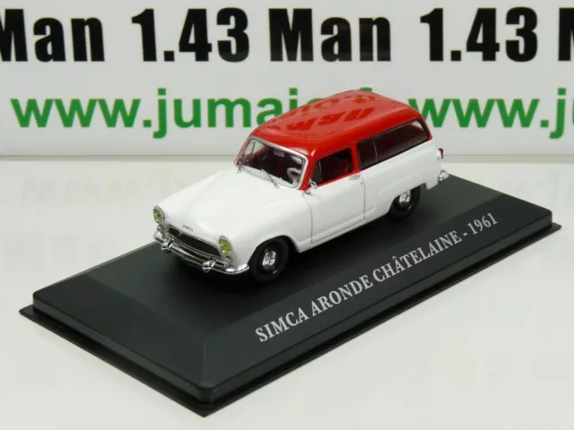 SIM17 Voiture 1/43 IXO altaya Voitures d'autrefois SIMCA Aronde châtelaine 1961