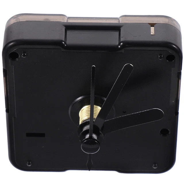 Movimento Orologio Da Parete Silenzioso - Al Quarzo, Lancette Nere, Per Fai Da Te E Riparazioni Lancette