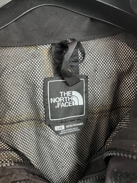 Giacca Cappotto North Face Uomo Large/Extra Large L/XL Hyvent Impermeabile Nero #2 5