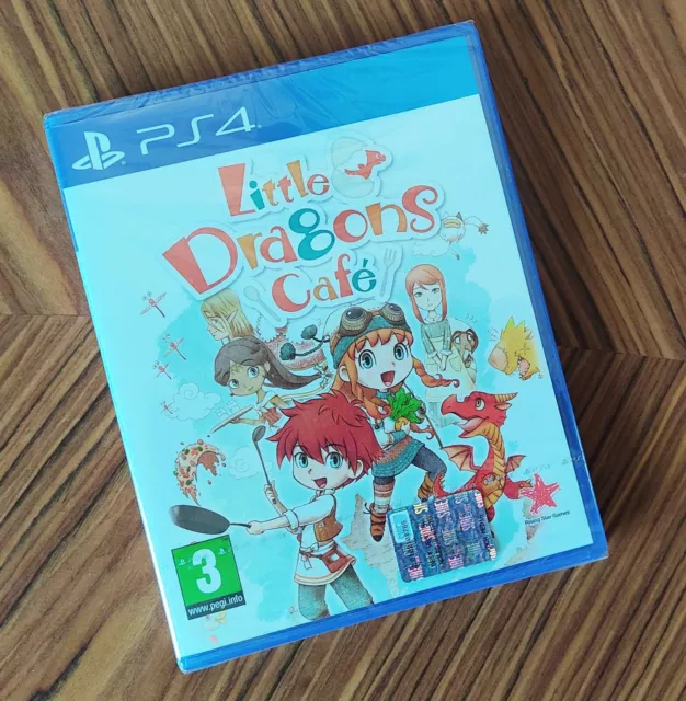 Little Dragons Cafe Versiegelt PS4 Region Free Pal-Esp / Ita Versand Kombi