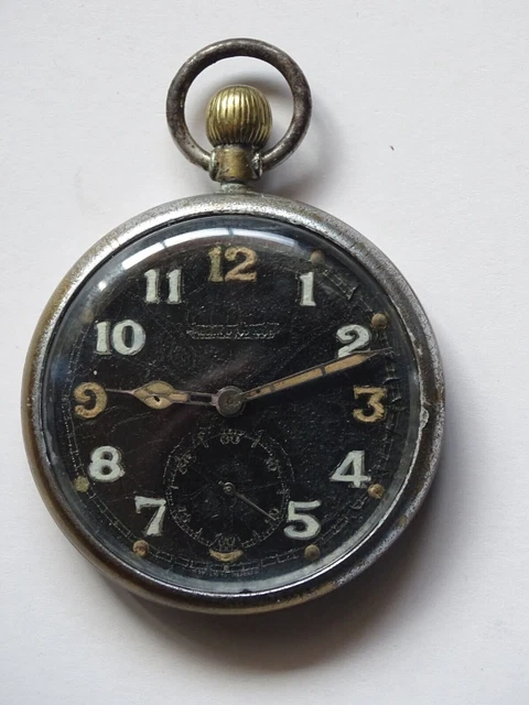 OPO 10 Orologio Da Tasca Meccanico Seconda Guerra Mondiale - Decorato Con Dornier 17Z Kent 1940 (Ref: 107)