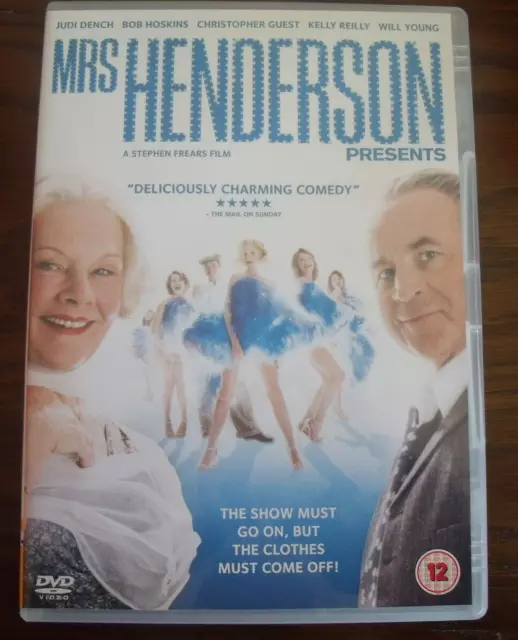 Mrs Henderson Presents (DVD, 2006) very good condition