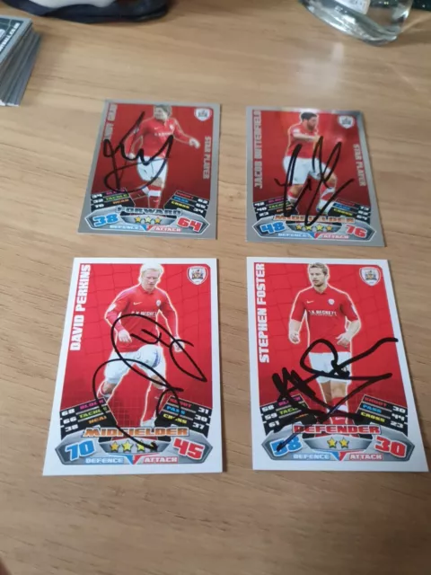 Barnsley Footballers Hand Signed Autographs