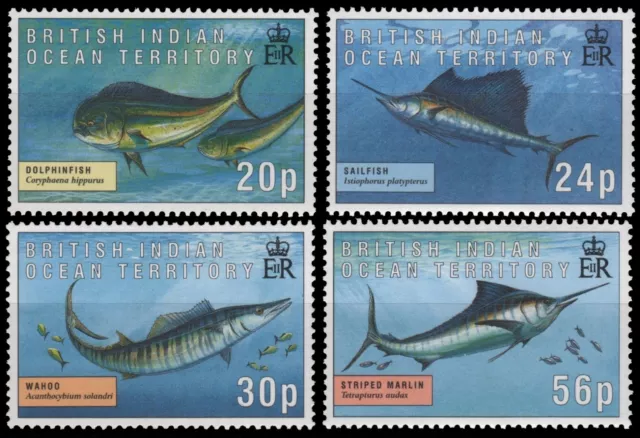 BIOT 1995 - Mi-Nr. 175-178 ** - MNH - Fische / Fish