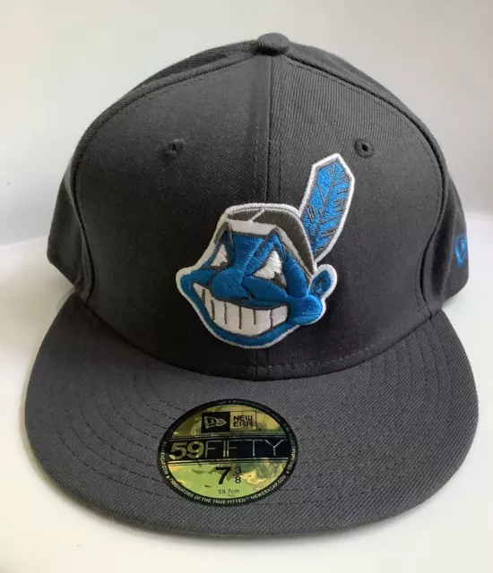 Vintage Cleveland Indians Hat Chief Wahoo Lightly Worn. Very Unique Color Scheme