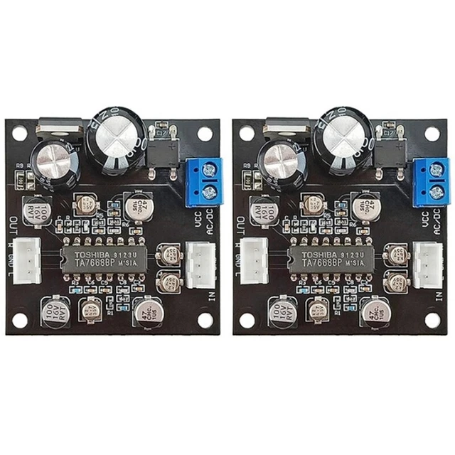 Préampli Audio TA7668 Pour Tête Magnétique - Module Lecteur Bande, Entrée AC/DC 8-22V | DIY, Enregistreur