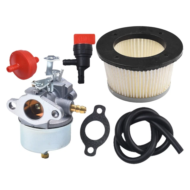 Carburateur + Bougie Pour Moteur Tecumseh H30 H35 H50 3.5CV - Remplace 632589, 632615 | Kit Complet Avec Joints Et Outils - 4