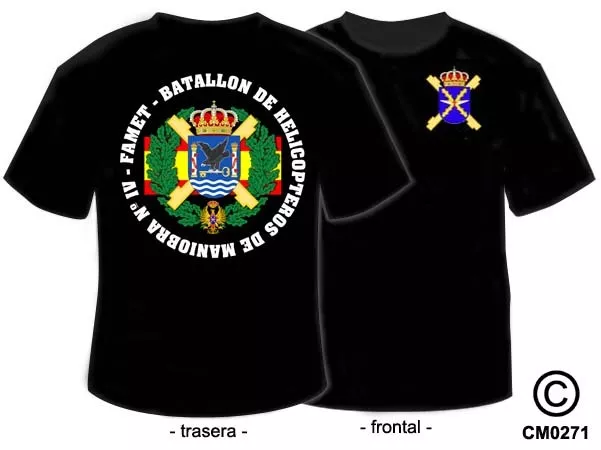 Camisetas Militares: Famet - Batallon De Helicopteros De Maniobra Nº Iv