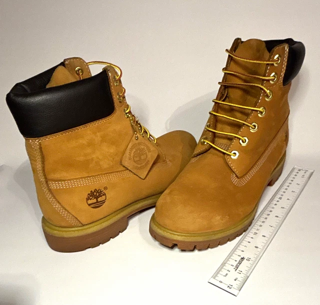 TIMBERLAND MEN'S 6 Inch Premium Waterproof Boots Wheat Nubuck 10061 ...