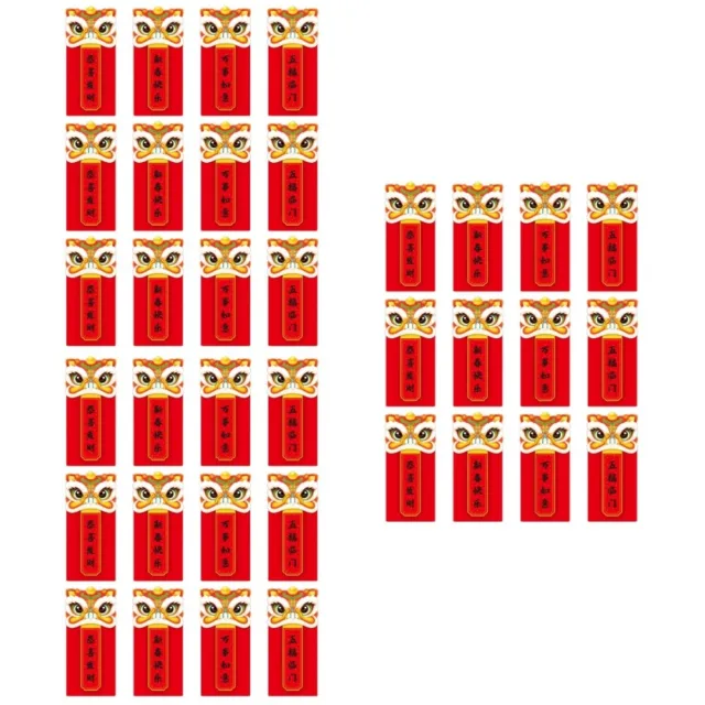 72 Pcs Red Envelope Bag Chrismas Gifts 2021 Lucky Money Pocket Chinese Zodiac