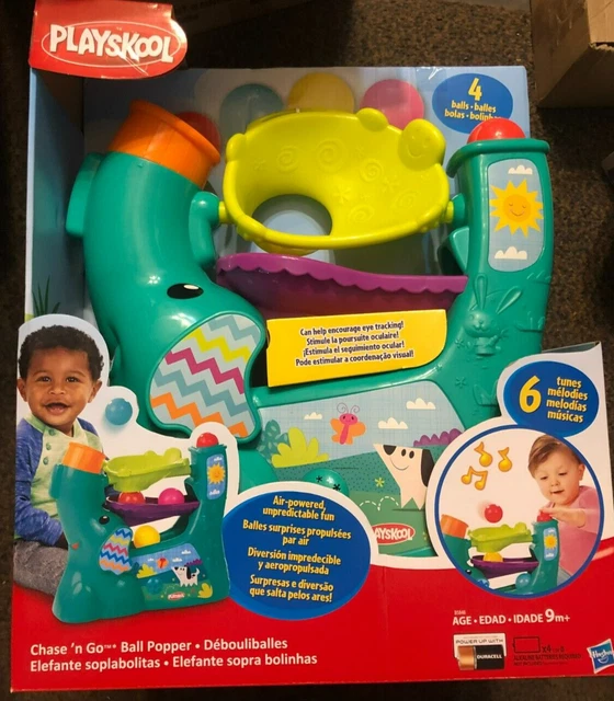 The Playskool Chase ’N Go Ball Popper keeps my 11-month-old entertained for so long! 💛 We absolutely love this toy - it’s fun, colorful, and perfect for keeping little ones busy while helping with