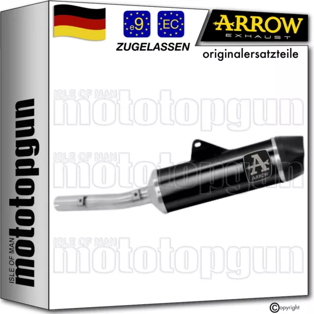 Arrow Auspuff Zugelassen Indy-Race Aluminium Schwarz C Yamaha Tenere 700 2024 24