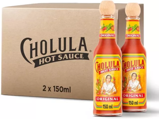 Cholula Hot Sauce Original 150 ML | Pack of 2 | Made from Chillies and Spices |