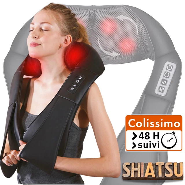 Appareil Massage Dos Et Nuque Pour le Bureau ou Domicile Masseur Shiatsu