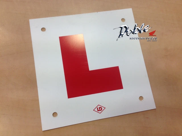 Self-Adhesive Learner L Plate For Motorcycles, Scooters & Mopeds – Unbranded LPT01