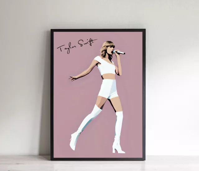 Taylor Swift Poster, Eras Tour Wall Art Print, Birthday Gift Present