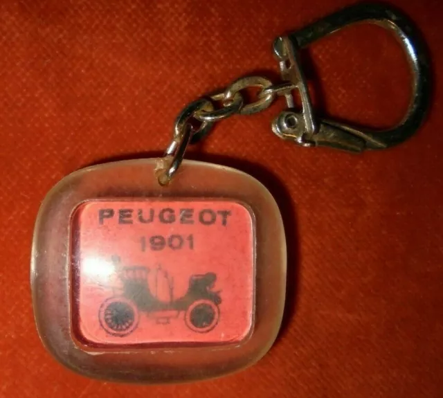 Porte-clés Key ring PEUGEOT Tacot 1901 Ets COCHET & Cie Fournitures auto BLOIS