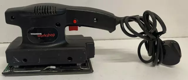 Workshop 230V Corded Electric 1/3 Sheet Sander Model S1B-J5-90X187D 135W Power.