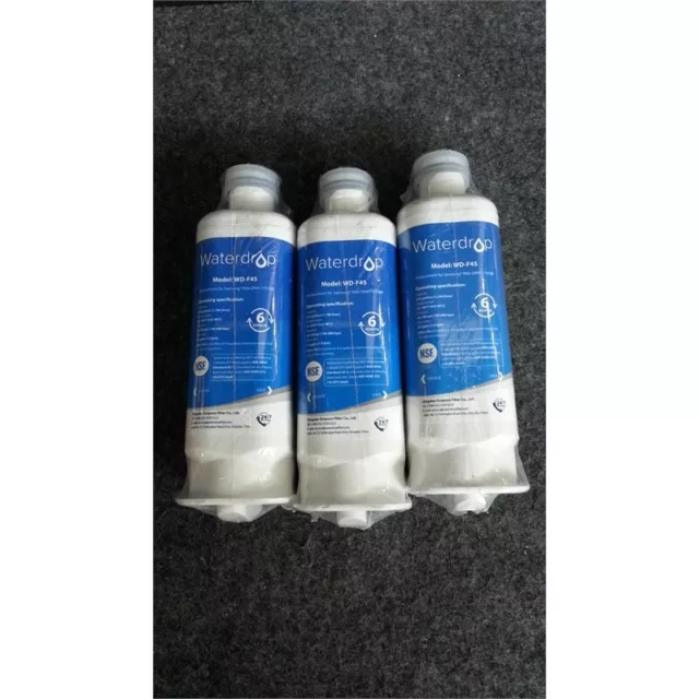 Waterdrop WD-F45 Replacement Refrigerator Water Filter for Samsung Qty 3