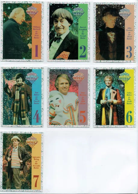 Doctor Who Cornerstone Series 1 Set Of 7 Foil Cards