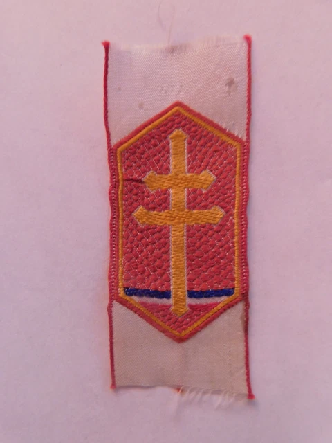Epinglette De La Libération - Croix De Lorraine - Insigne Original - Occasion