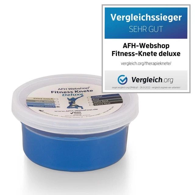 Therapieknete grün mittel 85g Dose Knetmasse Handtraining 