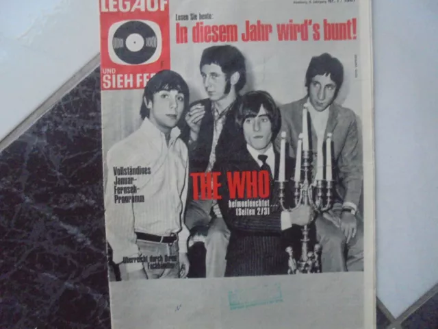 Leg auf und Sieh Fern 1/1967 TB:The Who/Bert Kaempfert!/Esther u. Abi Ofarim!