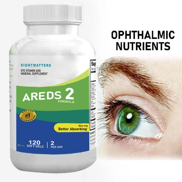 AREDS 2 FORMULA LUTEIN Zeaxanthin Zinc Vitamin C E Eye and Vision