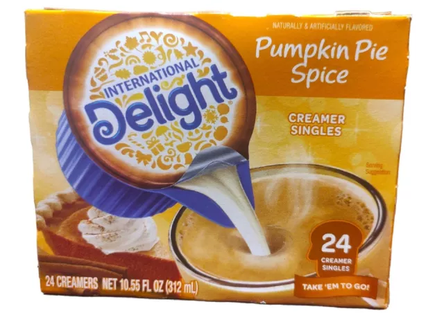 24 Pumpkin Spice Coffee Creamer Singles In Box Coffee break Drinker