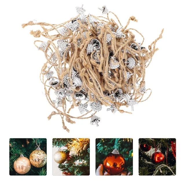 100 Pcs Kugelkappe Aus Schaumstoff Plastik Weihnachtsschmuck Haken