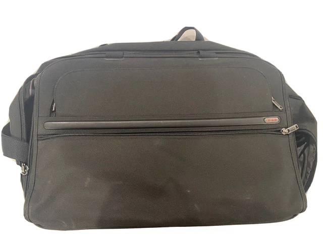 Tumi 22122D4 Black 22" Expandable Messenger CarryOn Bag Suitcase Ballistic Nylon