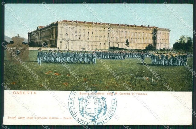 Caserta città GdF Militari cartolina QZ3372
