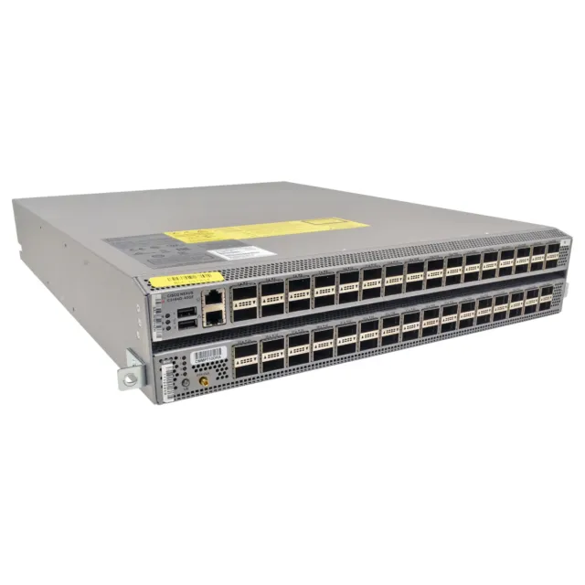 Conmutador Ethernet Cisco Nexus N3K-C3164Q-40GE 64 puertos 40G QSFP+ 2U sin soportes 3