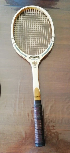 Raquette De Tennis Ancienne MAJOR APOLLO – Modèle Rare En Fibre De Verre (vintage)