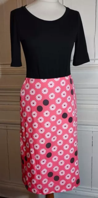 Boden Jupe Skirt Longue  Pop Florale  Pastilles T Uk 8 Ou  T36