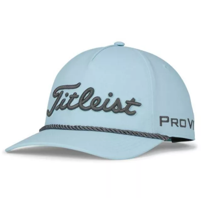 Titleist TH23ATR Tour Rope Cap Logo Aqua Surf Blue Charcoal Golf Men's 2023Model