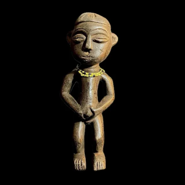 Figurine de divination Sculpture africaine Art Tribal Statue sculptée en...