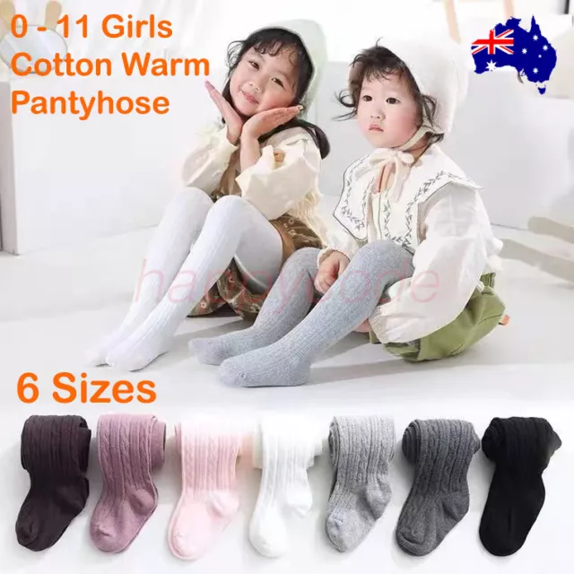 Warm Cotton Pantyhose For Girls Kids Infant Baby Soft Tights Stockings  0-11Y