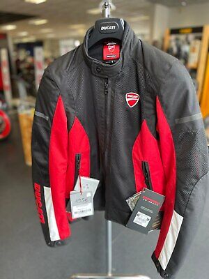 GIACCA ALPINESTARS JACKET NEW BLOUSON CUIR MOTO DUCATI DOWNTOWN NEUF 