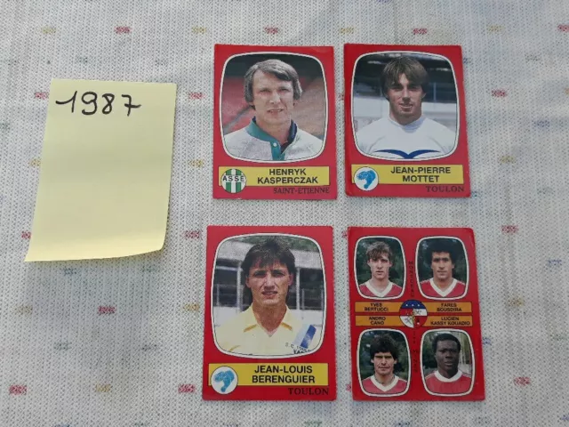 Lot D'images Stickers Foot 87 Panini