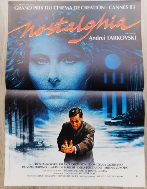 Nostalghia French Movie Poster Original 15"23 Andrei Tarkovski 1983