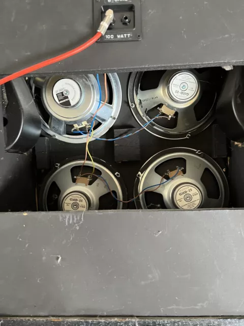 Celestion guitar speakers G10 D25  Four of These In Cabinet